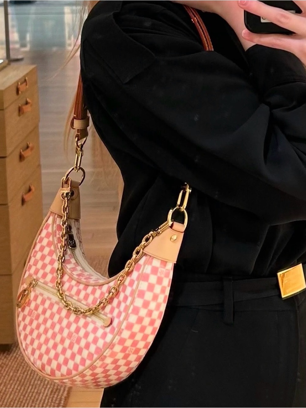 Louis Vuitton Damier Vernis Loop Crossbody